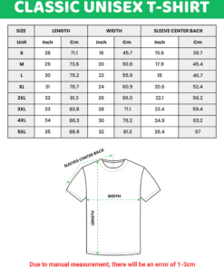 Soft Attack Serif Typography Unisex T-Shirt - Image 3